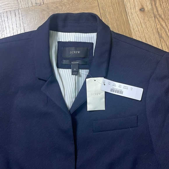 J crew woman’s regent blazer navy size 10 NWT - Picture 2 of 4